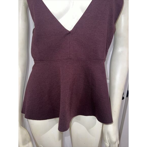 Silence + noise Plum Peplum Top medium - Picture 2 of 6